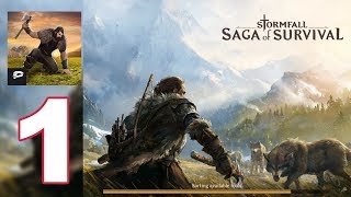 Stormfall Saga of Survival  Gameplay Walkthrough Part 1  Survival DAY 1 Android Games [upl. by Rufina]