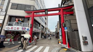 🇯🇵 KOMACHI DORI STREET IN KAMAKURA JAPAN  🏯 TSURUGAOKA HACHIMANGU SHRINE  July 2023 [upl. by Watts]