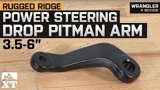 Jeep Wrangler Rugged Ridge Power Steering Drop Pitman Arm for 356quot Lift 20072018 JK Review [upl. by Euphemiah]