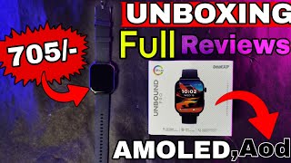 Beatxp unbound pro unboxing and full Review Best amoled display smartwatch 2024 India [upl. by Trudey]