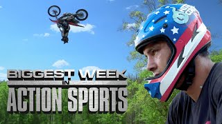 The Biggest Week in Action Sports FMX Triple Backflip amp BMX Quad Backflip [upl. by Koenraad]