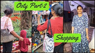 Vlog Part 2 🙋‍♀️Ooty trip  Shopping and budget  Abarnasivabalan vlogs Agaro kettle tour tamil [upl. by Wauters]