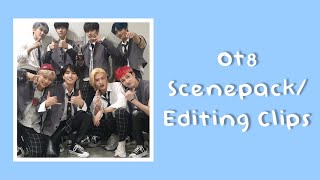 Stray Kids OT8 editing clipsscenepack [upl. by Haywood]