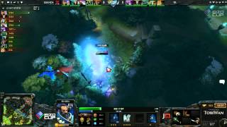 QPAD Red Pandas vs The Retry Game 1  EIZO DOTA2 Cup  TobiWan [upl. by Hanway]