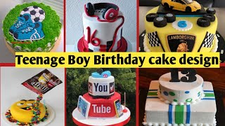 Beautiful Teenage Birthday Boy Cake Design ideasHappy Birthday Cake Design Images [upl. by Ybrek]