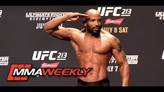 Yoel Romero UFC 213 Open Workout [upl. by Nagiam216]