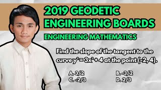 2019 Geodetic Engineering Boards Engineering Mathematics Calculus [upl. by Nailimixam]