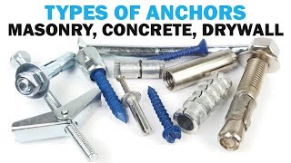 The Types of Masonry Anchors  Fasteners 101 [upl. by Yadahs753]