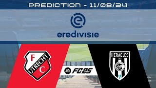 FC Utrecht vs Heracles Almelo  Prediction  202425 Eredivisie  EA FC 25 [upl. by Ahtenek]