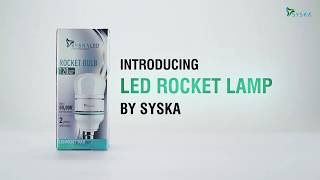 Syska LED Rocket Bulb [upl. by Alrich633]