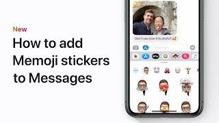 How to add Memoji stickers to Messages on your iPhone iPad or iPod touch – Apple Support [upl. by Ayn4]