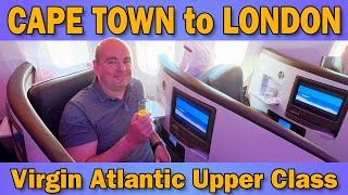 Virgin Atlantic Cape Town to London in Upper Class 🛩️ [upl. by Nnybor]