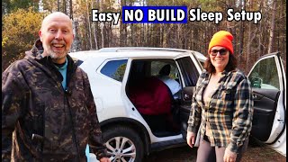 No Build 2 Person SUV Sleep Setup for Car Camping [upl. by Stacee]