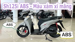 Xe mới về Honda Sh125i 2023 Phiên bản thể thao ABS  Màu xám đen xám xi măng sh2023 sh125 [upl. by Bernadette]