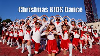 Merry Christmas Kids Dance  Jingle Bells in public [upl. by Bernita520]