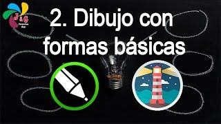 2 Curso Corel Draw 2018 Dibujo con formas básicas [upl. by Nadoj662]