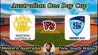 New South Wales vs Western Australia  1st Match  Australia Domestic OneDay Cup [upl. by Takakura]