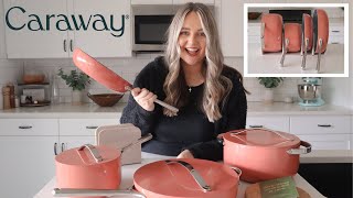 Caraway Cookware Unboxing  Review  Non Toxic Cookware [upl. by Skye]