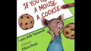 If you give a mouse a cookie  Animated childrens book  story book [upl. by Ellehcim820]