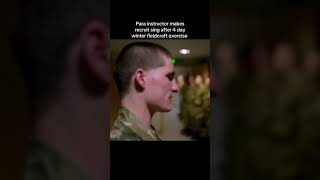 Military Teacher let someone sing for the group part 2 army singer military group friends fyp [upl. by Rebba]