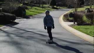 Winter Longboarding [upl. by Eicak662]