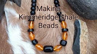 Making Kimmeridge Shale Beads [upl. by Prudence]