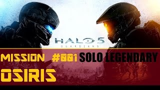 Halo 5 Gaurdians  Campaign Mission 1 Osiris Solo Legendary [upl. by Norrahs813]