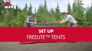 MSR Freelite™ Tent Setup [upl. by Ahsino]