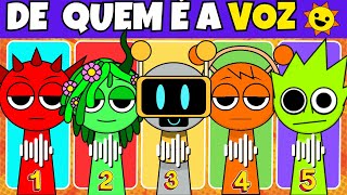 🤖INCREDIBOX SPRUNKI  DESCUBRA PELA VOZ  Jogos sobre a nova febre da internet QUIZ [upl. by Abbi]