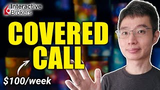 Covered Call Easy Passive Income For Beginners  Interactive Brokers Tutorial [upl. by Anitnerolf]