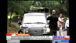 Investigan en México ataque de policías federales a camioneta de la embajada de EEUU [upl. by Llerahc]