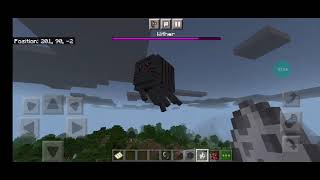 3 headed ghast boss addon in Minecraft pocket edition [upl. by Neddy915]