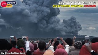 Sedang Berlangsung Gunung Anak Krakatau Meletus HEBAT 04 Feb 2022 Warga dihimbau WASPADA T5UNAMI [upl. by Adnyc]