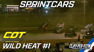 Sprintcars  Chaotic Heat Race  Darwin  19th Aug 2023  ClayPerView [upl. by Tayler98]