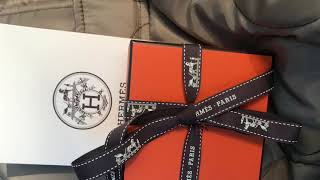 Hermès O’ Kelly Earrings unboxing [upl. by Yenaj]