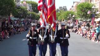 1st Marine Division Band at Disneyland Memorial Day 2012 [upl. by Gustave806]