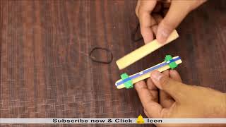 How to Make a Harmonica  Science Projects  DIY Popsicle Stick Harmonica [upl. by June]