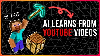 AI Learns To Play Minecraft By Watching YouTube [upl. by Doralynne]