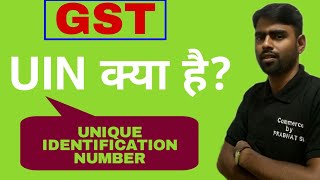 UIN Number Under GST  Unique Identification Number of GST  Goods and Services Tax  GST UIN [upl. by Anisor459]