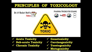 Principles Of Toxicology [upl. by Dhiman857]