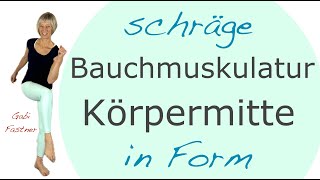 ⚡️15 min schräge Bauchmuskeln bringen Körpermitte in Form  ohne Geräte im Stehen [upl. by Meesak]