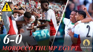 Morocco Thump Egypt 60 to Win Mens Bronze  Football Paris Olympics 2024 [upl. by Schiro]