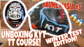 KYT TT COURSE WINTER TEST EDITION  JAUME MASIA UNBOXING amp IN DEPTH REVIEW [upl. by Yennaiv]