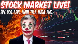 BIG FRIDAY Stock Market Live Stock Market Crash or we going to All Time Highs [upl. by Ennaitsirhc]