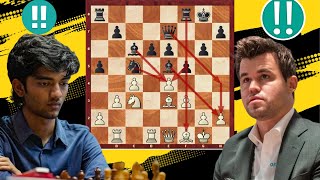 Most Critical Chess Game  02 By Gukesh D vs Magnus Carlsen [upl. by Amisoc85]