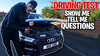 Show Me Tell Me Questions 2024  UK Driving Test [upl. by Oirotciv35]