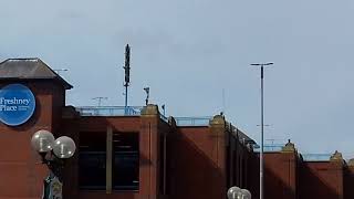 Hörmann ECN3000 Flood Siren Freshney Place Grimsby UK Part1 [upl. by Pine]