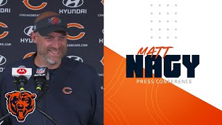 Matt Nagy on 2414 victory over the Detroit Lions  Chicago Bears [upl. by Aij719]