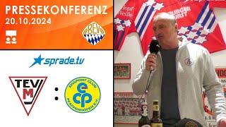 20102024  Pressekonferenz  TEV Miesbach vs EC Pfaffenhofen [upl. by Alit881]