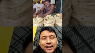 Paratha sabji  street food  indian street food [upl. by Atsirtal]